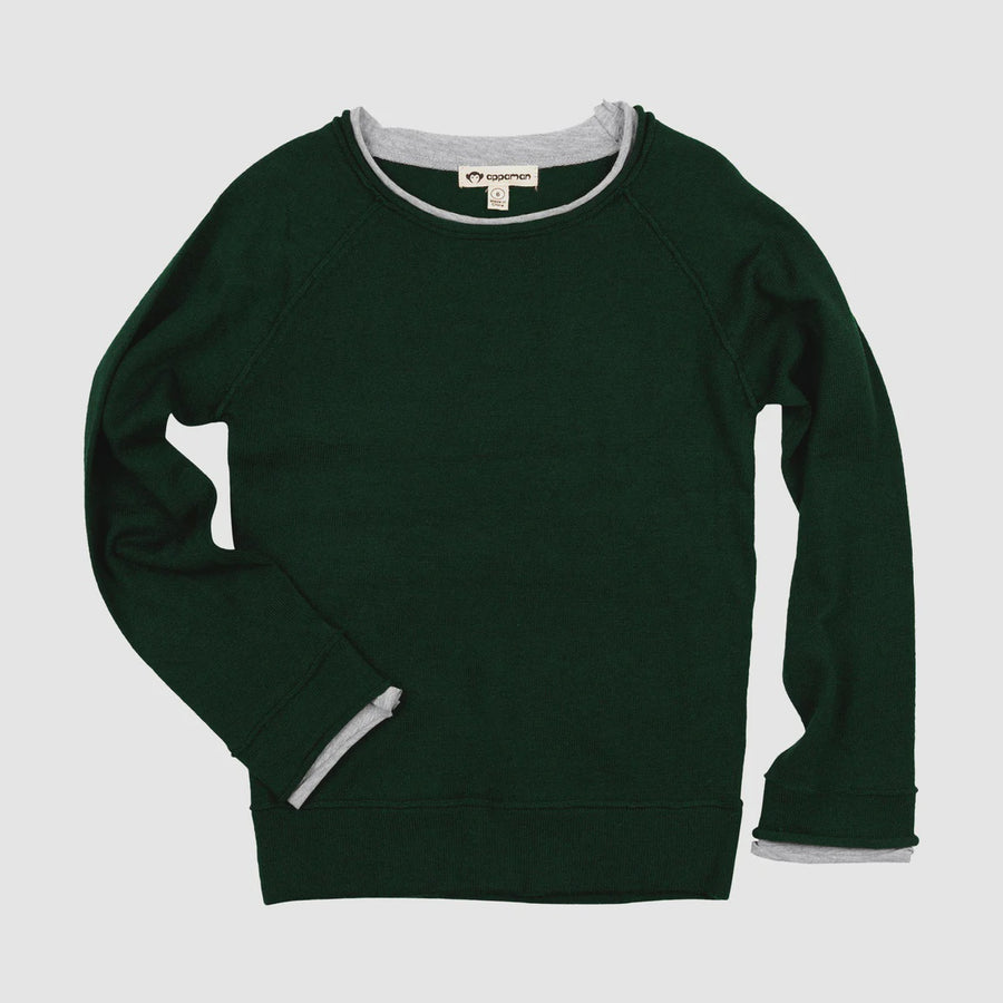 Appaman - Jackson Roll Neck Sweater - Emerald Green
