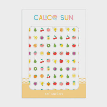 Ooly - Calico Sun Clementine Nail Stickers - 2 Sheets