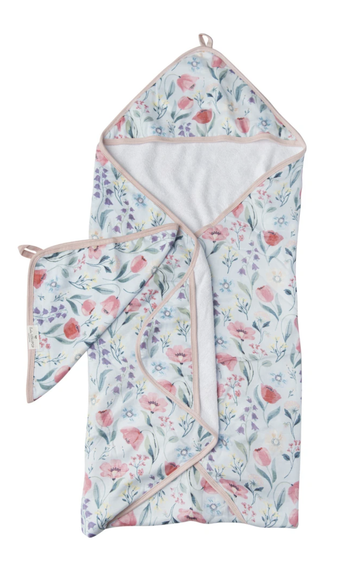 Lou Lou Lollipop - Hooded Towel Set - Bluebell