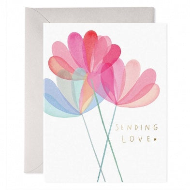 E. Frances Paper - Sending Love Card