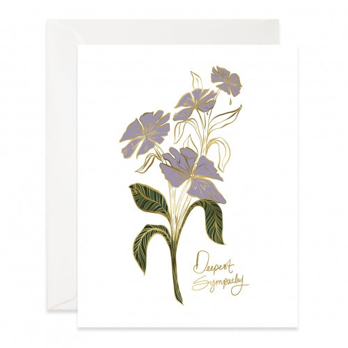 Good Juju Ink - Weeping Botanicals - Sympathy Card