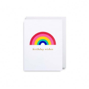 Lagom Design - Rainbow Birthday Wish - Mini Card