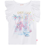 Billie Blush - Jersey Tee with Flouncy Sleeves - "Dream It"