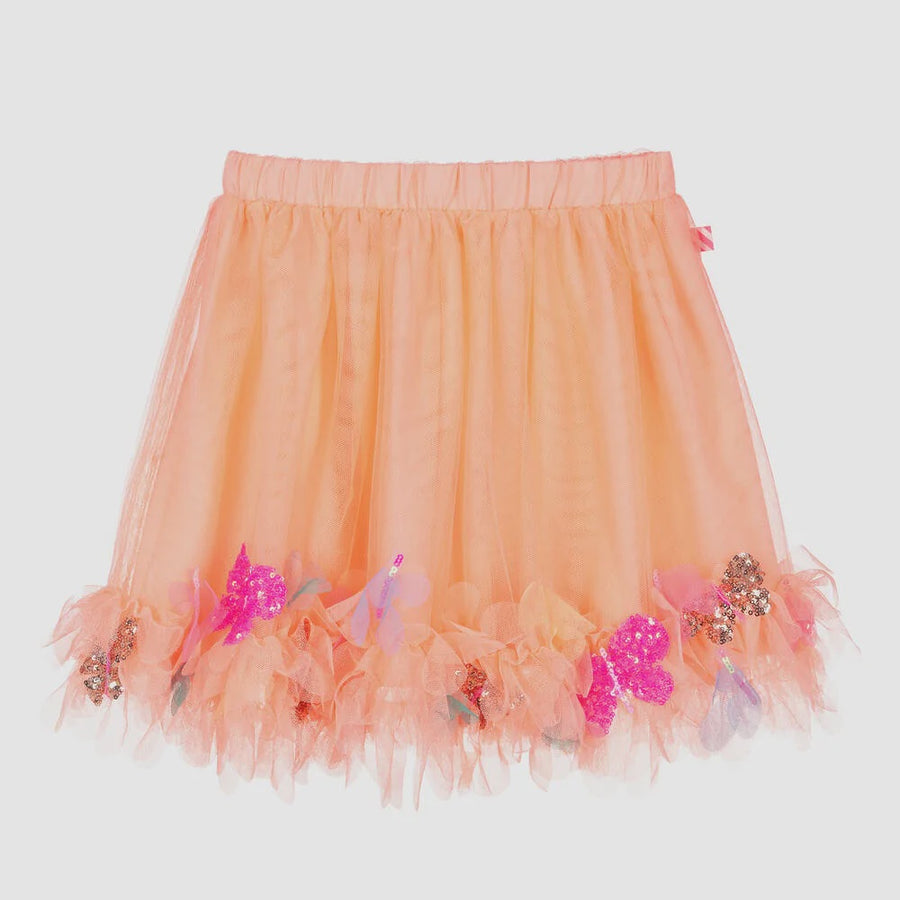 Billie Blush - Tulle Skirt with 3D Butterflies
