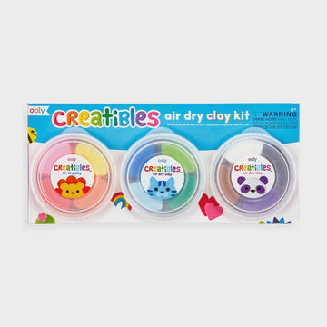 Ooly - Creatibles DIY Air-Dry Clay Kit - 12 Set