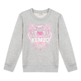 Kenzo - Tiger Logo Sweater - Marl Grey
