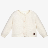 Carrement Beau - Knit Ceremony Cardigan -  Off White / Grey