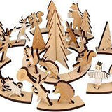 Meri Meri - Wooden Marching Band Advent Calendar Suitcase