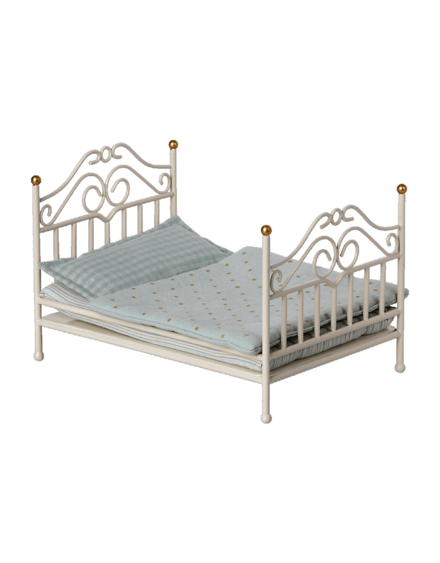 Maileg- Vintage Micro bed- Off White