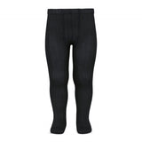 Condor - Wide-Rib Basic Tights - Black