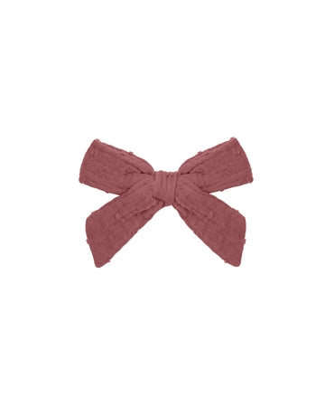 Rylee & Cru - Bow Clip - Raspberry