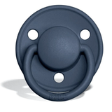 BIBS - De Lux Latex Pacifier 2 Pack (Steel Blue)