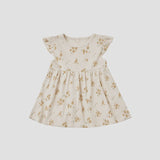 Quincy Mae - Flutter Sleeve Dress - Honey Flower
