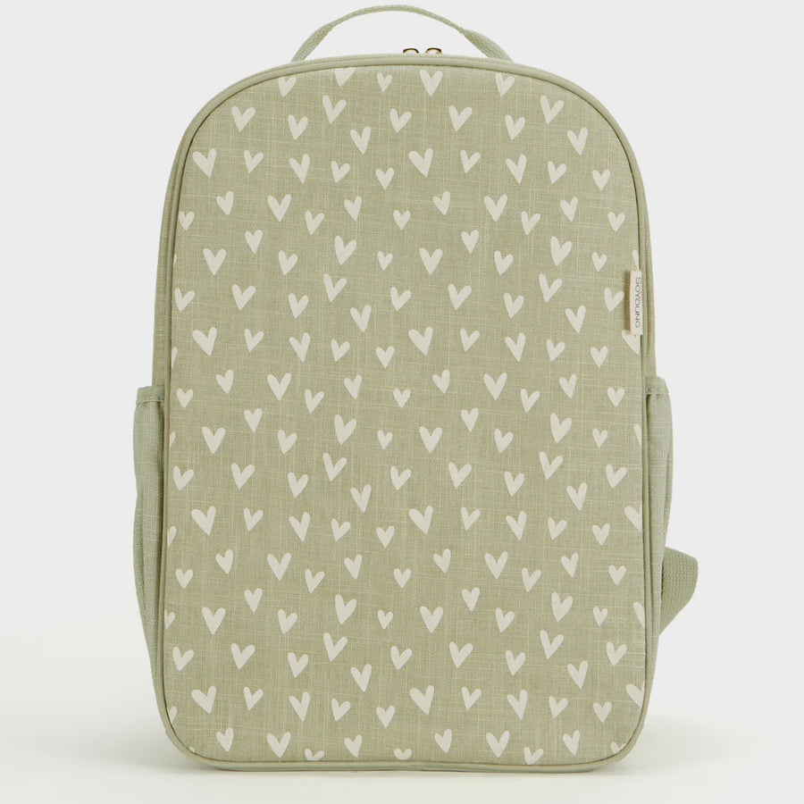 SoYoung - Little Hearts Sage Grade School Backpack