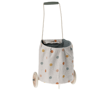 Maileg - Trolley - Multi Dots Blue