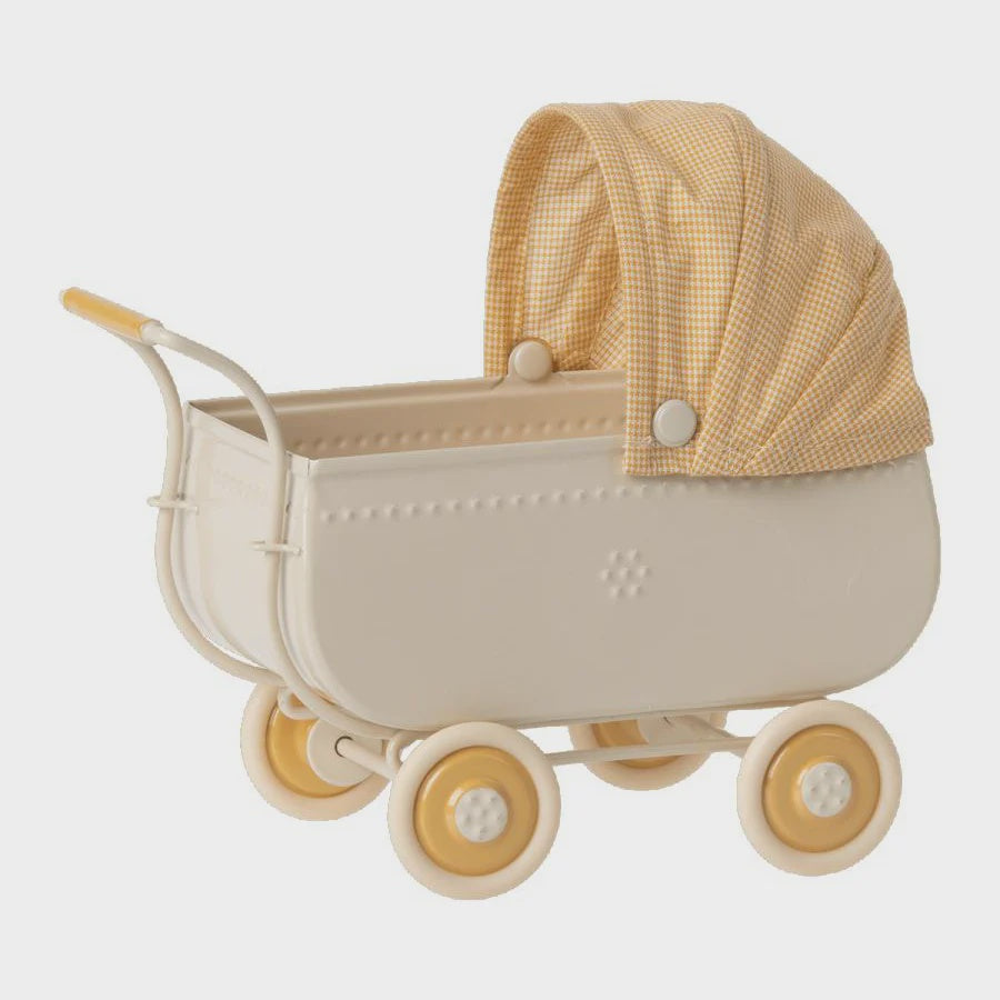 Maileg - Micro Pram - Yellow