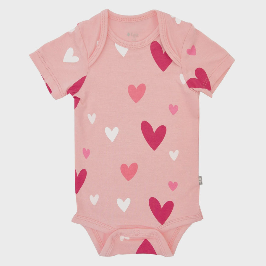 Kyte Baby - Body Suit - Crepe Hearts