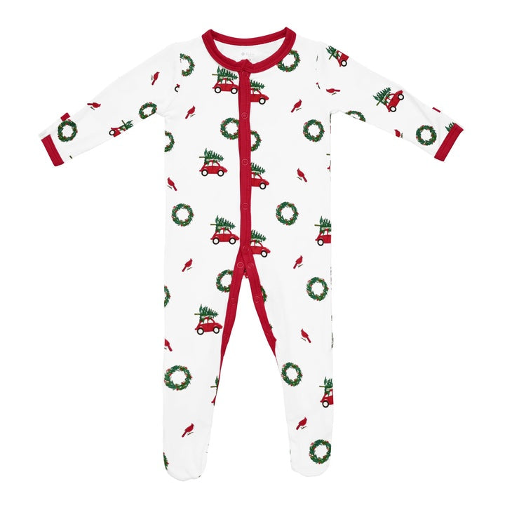 Kyte Baby - Footie - Wreath