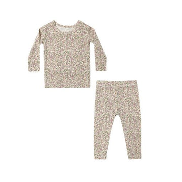 Quincy Mae - Bamboo Pajama Set - Flower Field