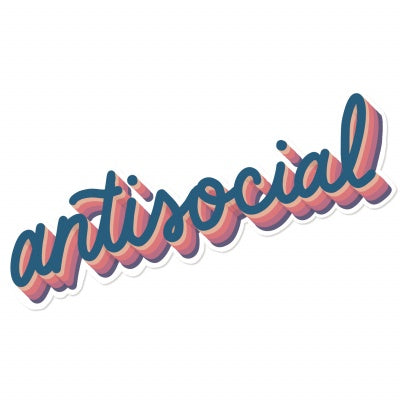 Slightly - Antisocial - Sticker
