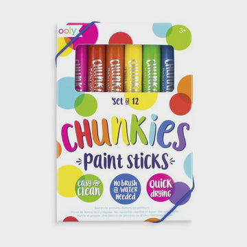 Ooly - Chunkies Paint Sticks -  Set of 12