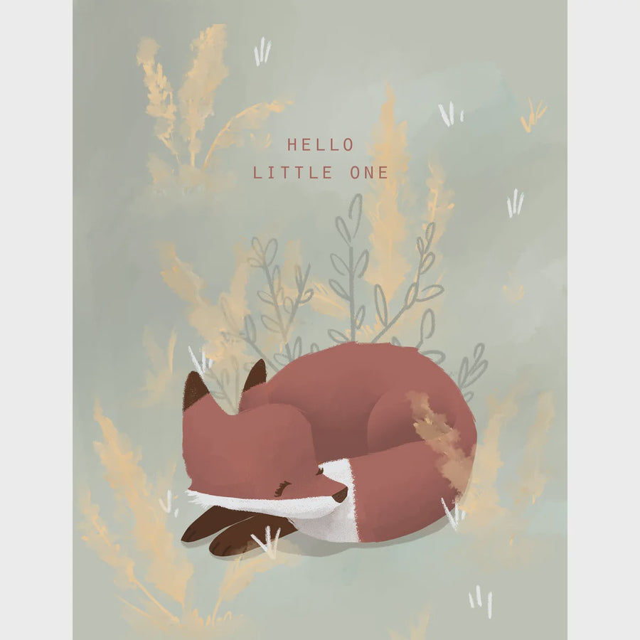 Paper Canoe - Hello Little One Card