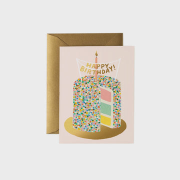 Rifle Paper Co. - Layer Cake Happy Birthday Card