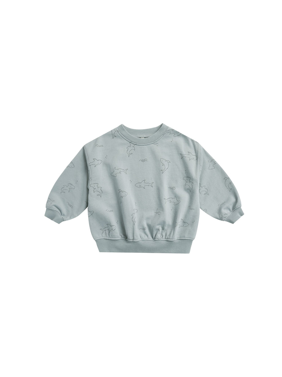 Rylee & Cru - Sweatshirt - Blue Fog Sharks