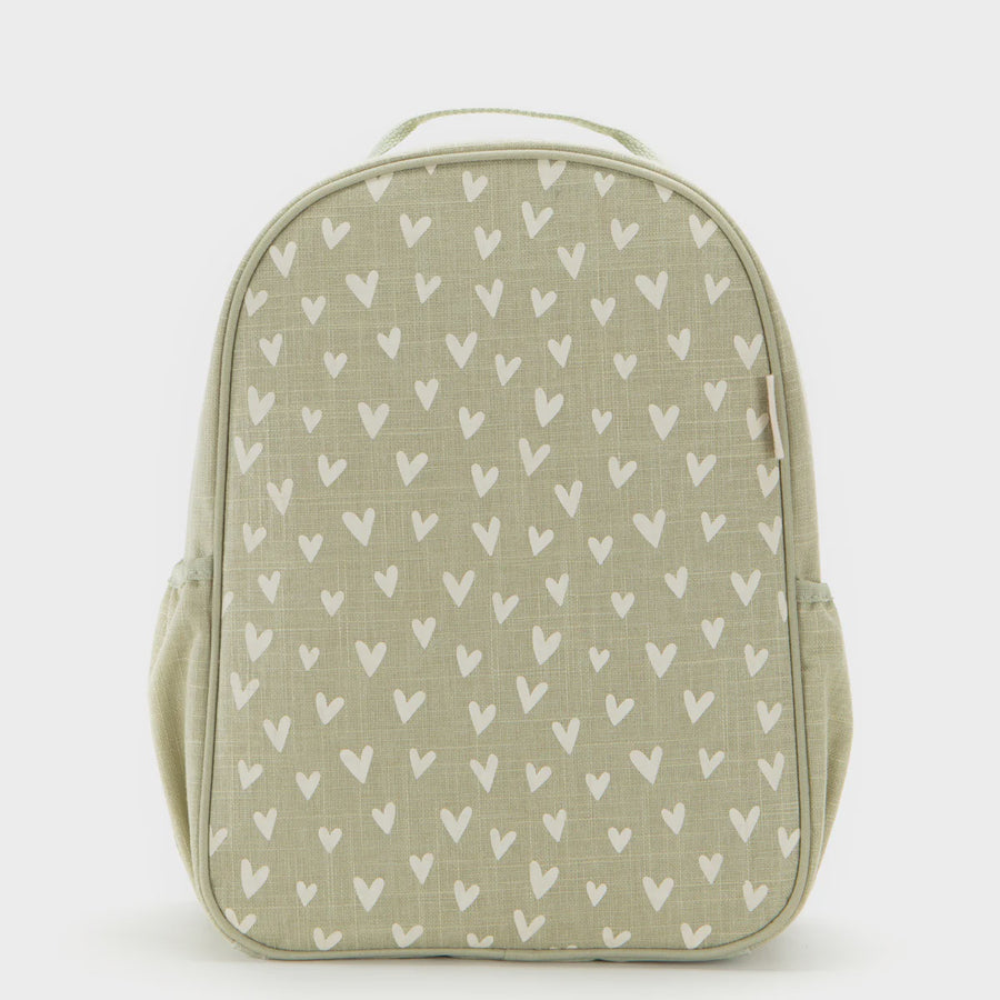 SoYoung - Little Hearts Sage Toddler Backpack