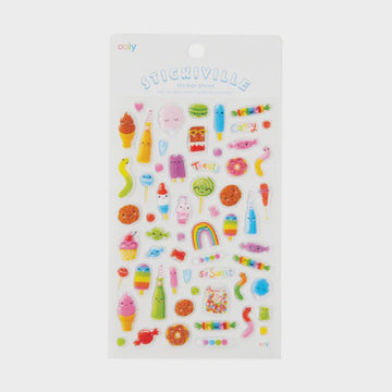 Ooly - Stickiville Glitter Epoxy Stickers - Candy Shoppe