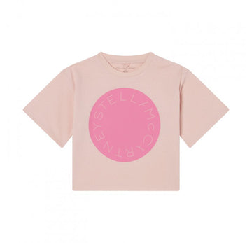 Stella McCartney - Logo Disc Print T-shirt - Pink