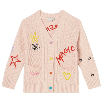 Stella McCartney - Daydreamer Scribble Embroidered Cardigan - Pink